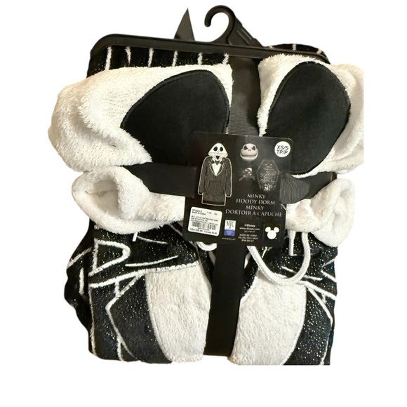 Disney Jack Skellington Minky Hoodie- NWT XS/S - Picture 2 of 6